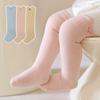 Children's Socks and Tights for Girls Solid Color High Knee Newborn Socks Socks & Leg Warmers Long Tube Stockings For Baby