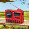 Портативный FM-радиоприемник с возможностью подзарядки BT 5.4, радиодинамик со светодиодным дисплеем для дома, путешествий, подарков для пожилых людей