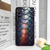Креативный чехол для телефона с принтом золотой чешуи на черном фоне для Huawei Nova 13 12 11Pro 10 SE Mate 40 Pro Plus P60 P40 Матовый чехол