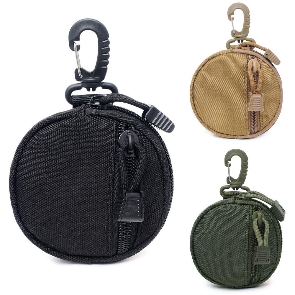 with Hook Clip Outdoor Tool EDC Bag Coin Purses Key Holder Pouch Wallet