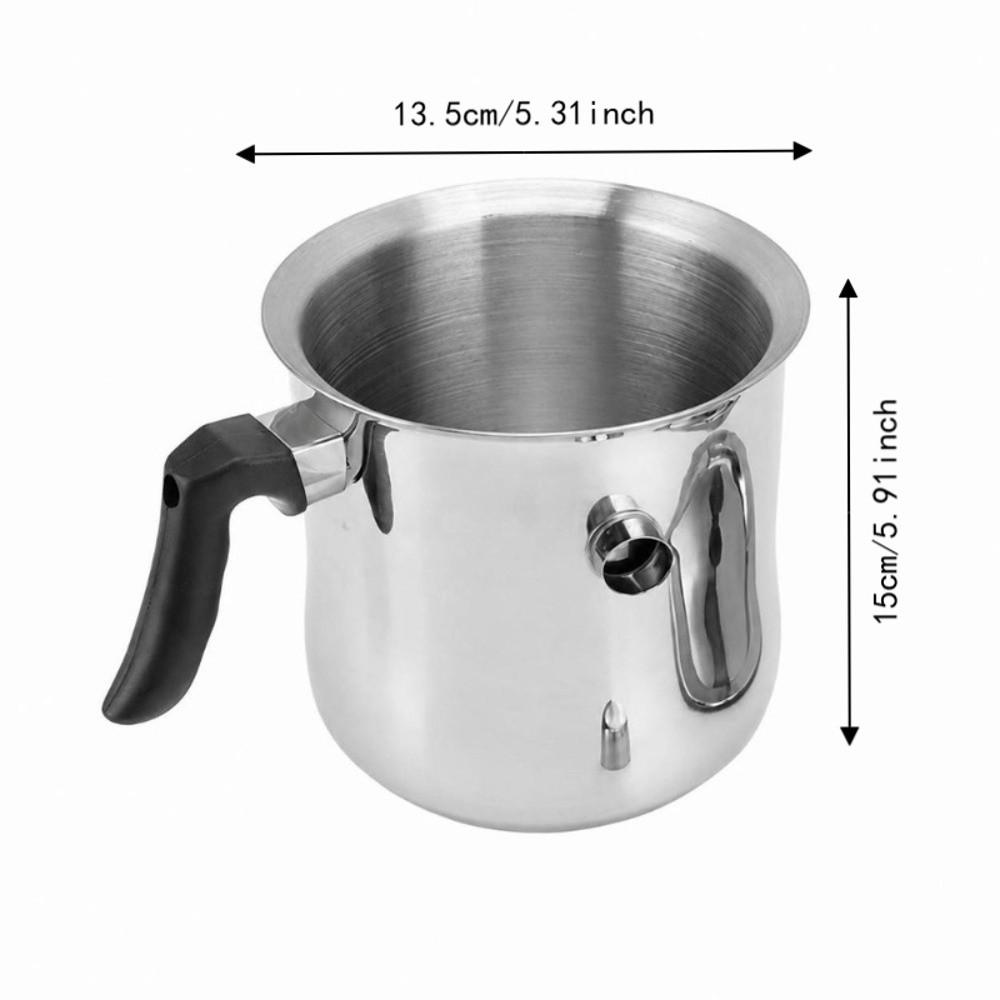 Heatproof Wax Melting Pot Plastic Handle Wax Making Pot Simple Wax Pouring Pot Melting Wax