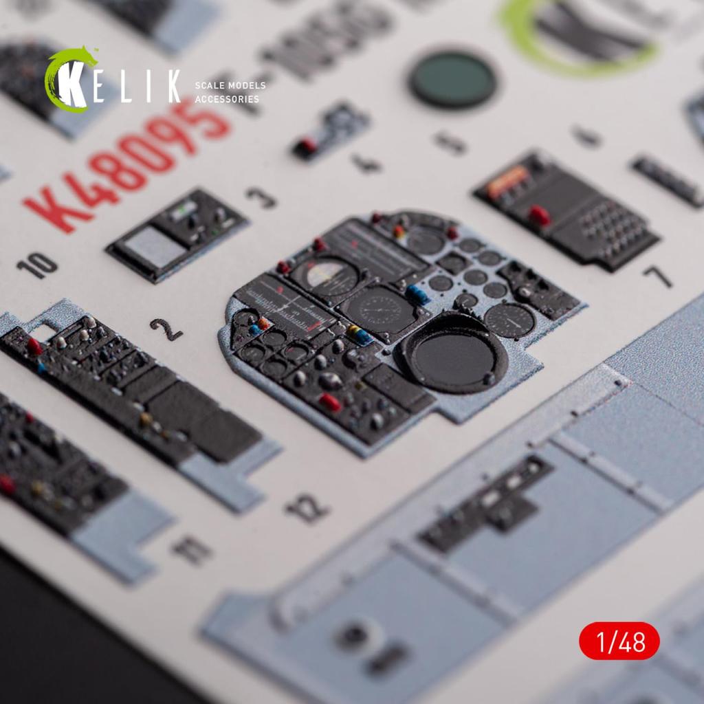 Reskit Interior 3D Decal Hobby Пластиковая модель Decal RSKK48095 1/48 F-105G (для Босса)
