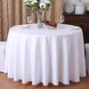 Tablecloth Restaurant Tablecloth Hotel Banquet Round Table White Washable Dirty Oil -Resistant Tablecloth