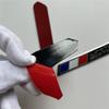 Limited Edition France National flag Aluminium Adhesive Emblem Rear Trunk Badge Fender Sticker Body Decal car emblem