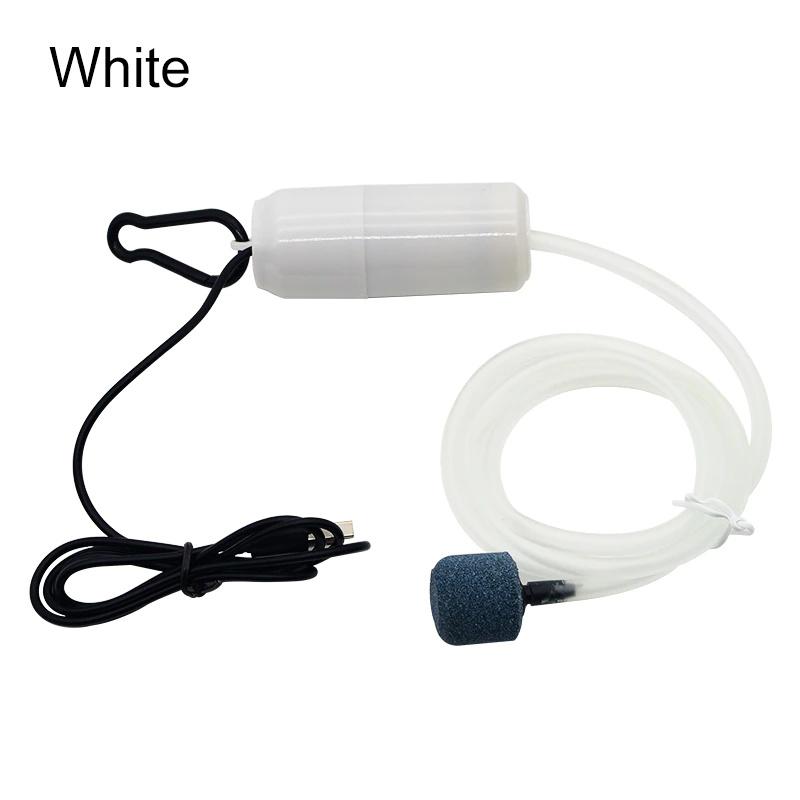 Aquarium Oxygen Air Pump Fish Tank USB Silent Air Compressor Aerator Portable Mini Small Oxygenator