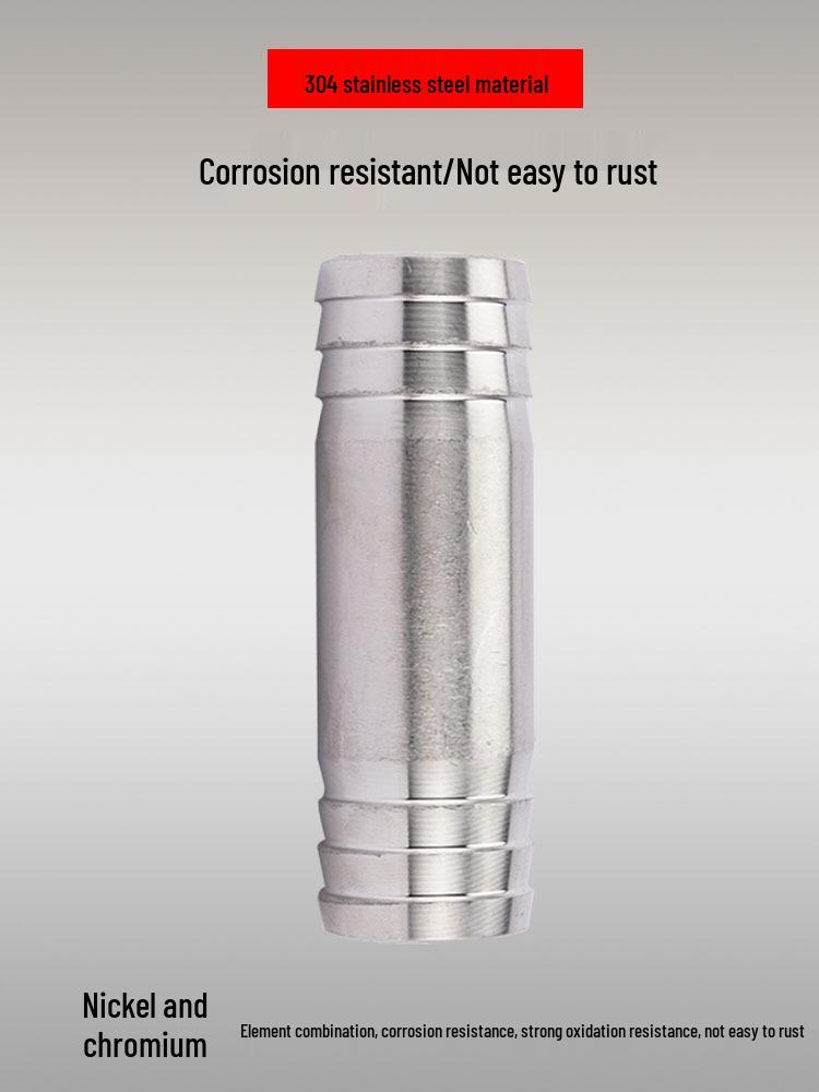 Фитинг для шланга из нержавеющей стали 304 с зазубринами - Одинарный/Двойной быстроразъем для воздушных, газовых и водяных труб