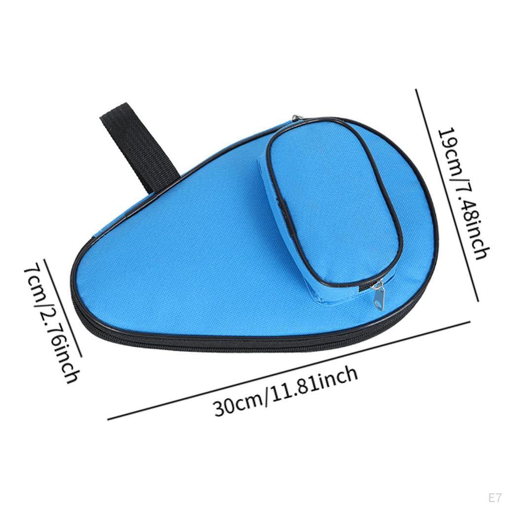 Pingpong Paddle Case Bat Bag Carry Table Tennis Racket Cover Protective Pouch for Competition