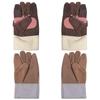 1 Pair Labor Protection Leather Work Gloves Thickened Gardening Gloves  Protection Safety Supplies