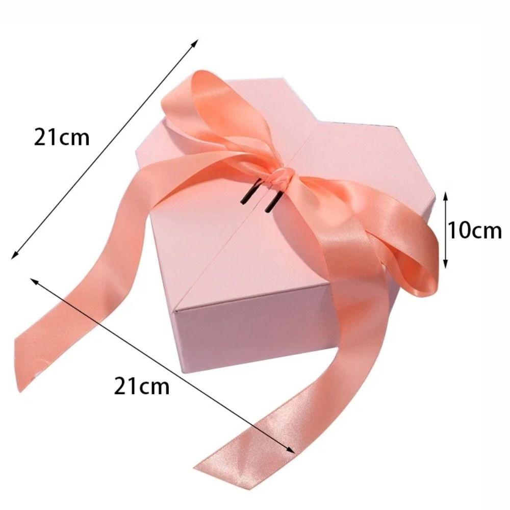 Подарочная коробка с бантами, подарочный футляр с двойной дверью, креативная упаковочная коробка, годовщина свадьбы