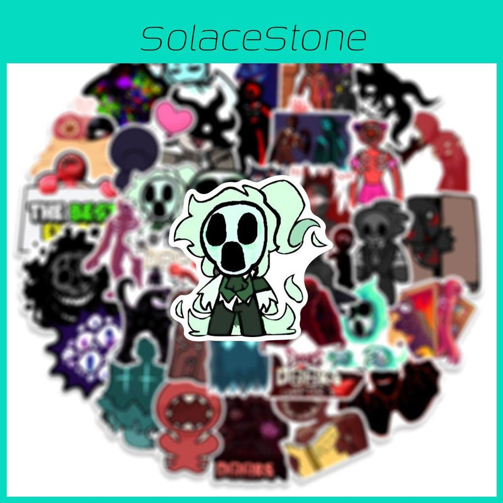 50 шт. Высококачественный набор водонепроницаемых наклеек с фигурками Roblox Doors для скрапбукинга и украшений