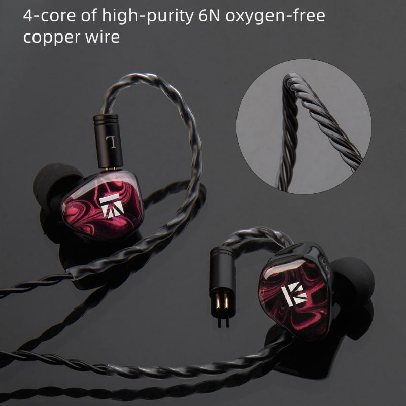 KBEAR-KB01 10-миллиметровая диафрагма с одинарным подвижным HIFI игровым наушником Проводные наушники для мобильного телефона