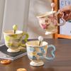 Ceramic Cups High Value Household Couples Water Cups Gift Boxes Creative Hand Gifts High End Sense Mugs