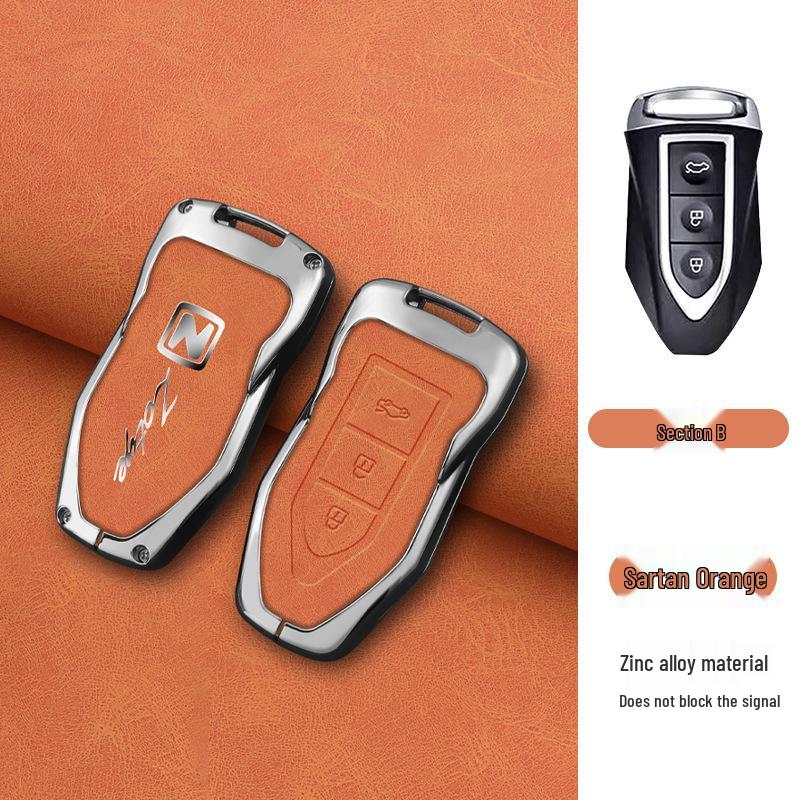Zotye Genuine Leather Key Case for T600, T700, T300, Damaix7, X5, SR9, SR7, Z700