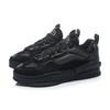 Li Ning We Wo Synthetic Leather Reflective Slip Resistant Shock Absorbing Durable Low Top Skate Shoes Men Sneakers Black AGCR271-1