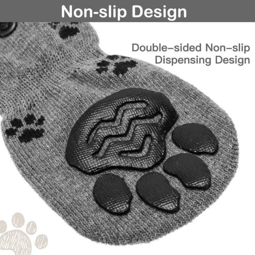 4Pcs/Set Anti-slip Dog Socks Waterproof Pet Paw Protector Portable Dog Foot Cover Pet Supplies