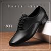 Men's Modern Dance Shoes Standard Ballroom Shoes Tango Salsa Performance Shoes Heel 2.5cm