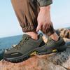 Outdoor Hiking Shoes Men Shock-absorbing Anti-slip Lace-up Low-top Shoes Men Comfortable Breathable Casual Sports Shoes Men