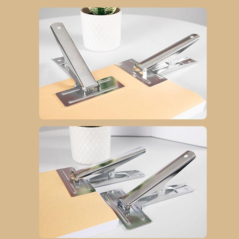 Steel Office Clip Large Document Binding Clip Voucher Binding Clamp Financial Office