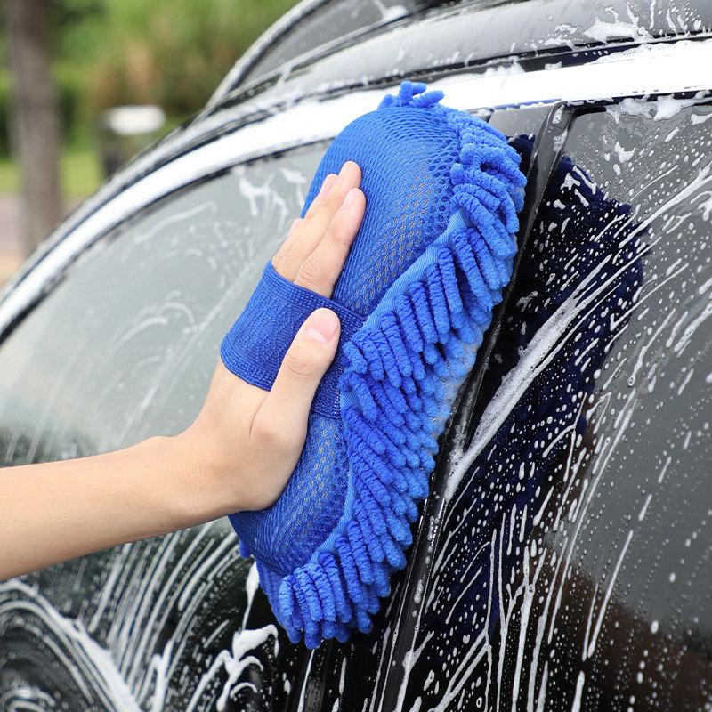 Micro Fiber Chenille Anthozoan Home Furniture Wash Gloves Washer Supplies Multi-functional Car Brush