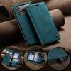 CaseMe Для iPhone 17 Air/17 Pro Max/17E Роскошный Ретро Магнитный Флип PU Кожаный Чехол-Кошелек Держатель для Карт Чехол для Телефона Coque