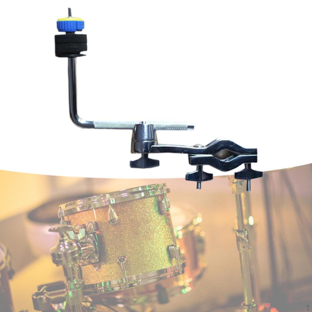 Cymbal Arm Rod with Bracket Percussion Tool Quick Release Multifunction Drum Set Extension Clamp