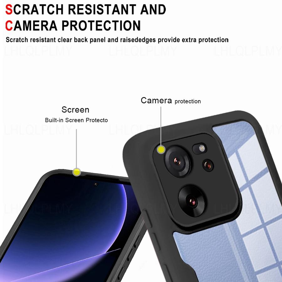 Front + Back Protect ShockProof Case For Xiaomi Redmi Note 13 12 Pro Plus 5G 12C A2 12S 13C A3 A3X 14C 14T Poco M6 F6 C75 Cover
