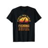 Men's Vintage Fishing T-Shirt - 100% Cotton, Casual Loose Fit, Machine Washable, Ideal for Anglers