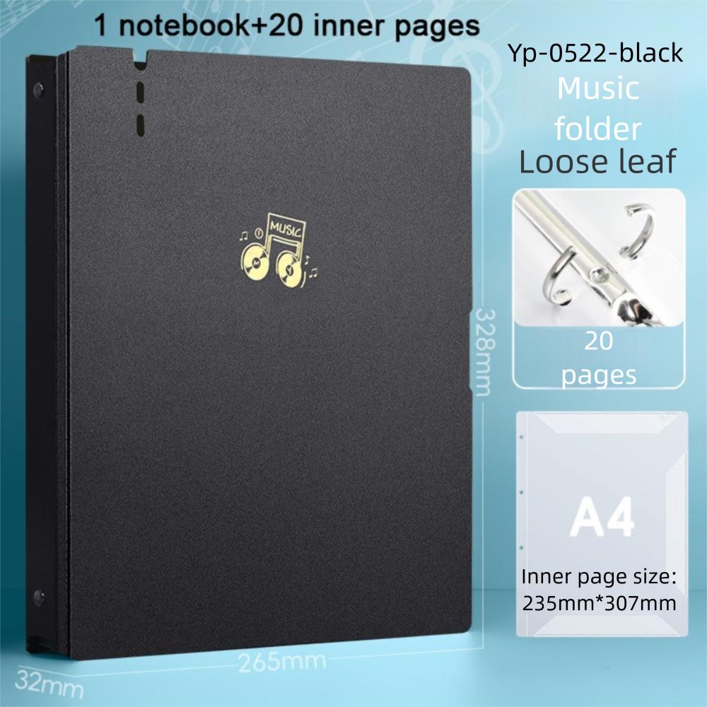 Прозрачная папка для нот формата А4, папка для фортепианных листов, креативный органайзер для хранения документов