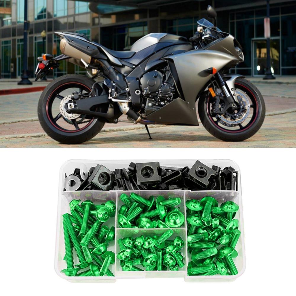177pcs With Storage Case Motorcycle Fairing Screws Motorcycle Body Repair