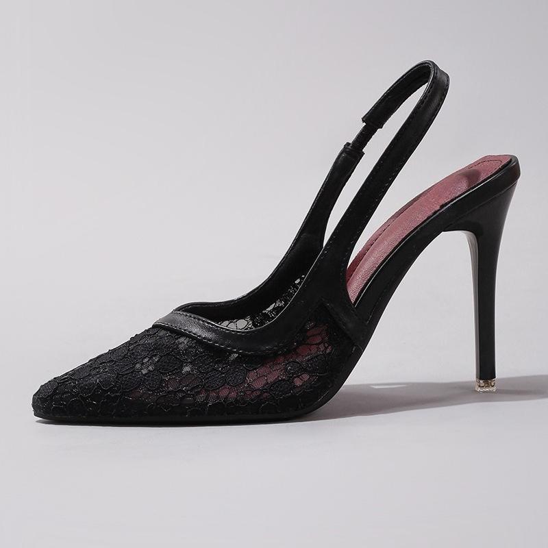 Модная Роскошная Белая Кружевная Обувь на Супер Высоком Каблуке для Женщин Осенние Элегантные Остроносые Банкетные Свадебные Туфли Бренд Женские Шпильки