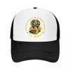 Панк-унисекс Cobra Kai Strike First Cobra Logo Trucker Hat для взрослых и детей-каратэ Регулируемая бейсболка Кепки Snapback в стиле хип-хоп
