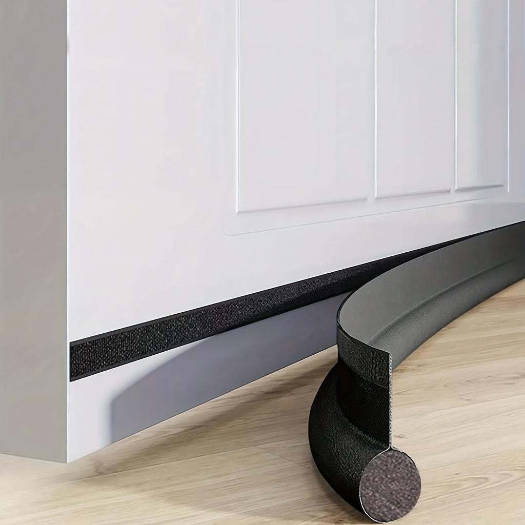 1 шт. Уплотнительная полоса для нижней двери, регулируемый уплотнитель, стопор сквозняка под дверью, пенопластовый блокиратор с одной стороны, защищающий от холода, уплотнитель