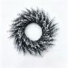 Snow Flocked Christmas Pine Wreath Weather Resistant Artificial Pine Garland Wreath  Porch Decor