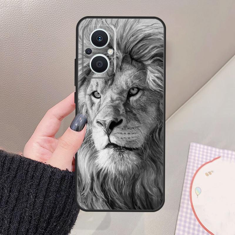 Чехол Lions для OPPO Reno 12 14 13 11 10 Pro 11F 12F 13F 14F 7 8 Lite Чехол OPPO Find X6 X5 X8 X9 Pro