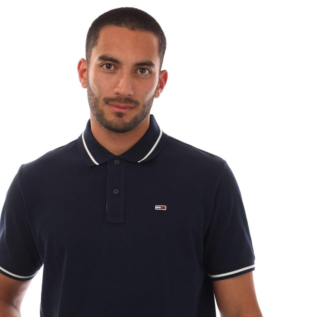 Tommy Jeans Mens Tipped Regular Polo Shirt