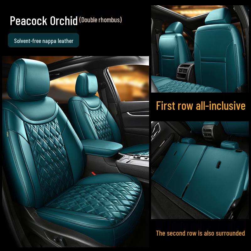 2024 T-Roc Чехол на сиденье из кожи наппа - Полный охват, Всесезонная подушка