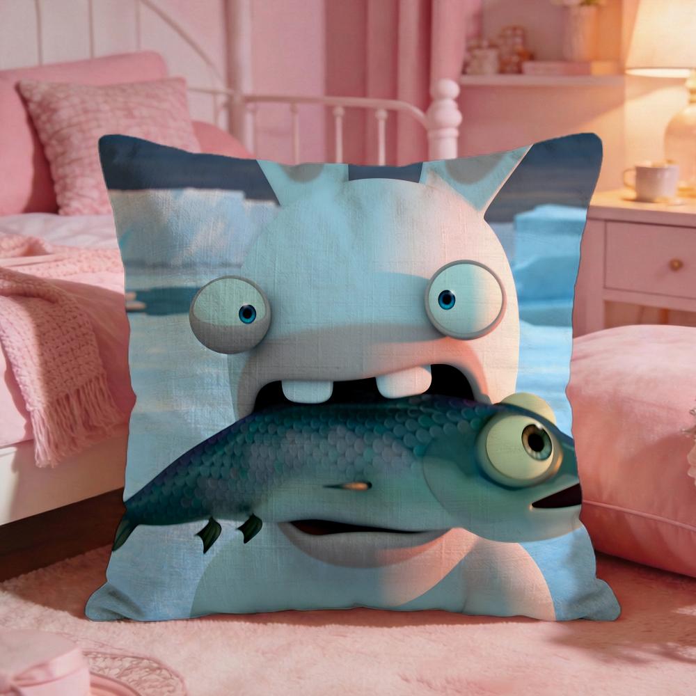 Rabbids IInvasions Anime Cushion Cover Premium Comfort Reversible Pillow Cove Two In One Design For Any Room Car Interior