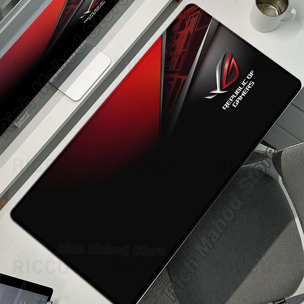 ASUS Xxl Mouse Mat Republic of Gamers ROG Large Gaming Mouse Pad Carpet Rubber Non-Slip Computer Desk Mat Keyboard Pad Playpad
