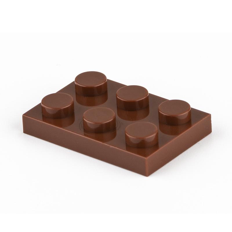 100 шт. Детали MOC 3021 Пластина 2x3 Совместимые Кирпичики DIY Сборка Строительные Блоки Частицы Детская Мозговая Игрушка Подарок