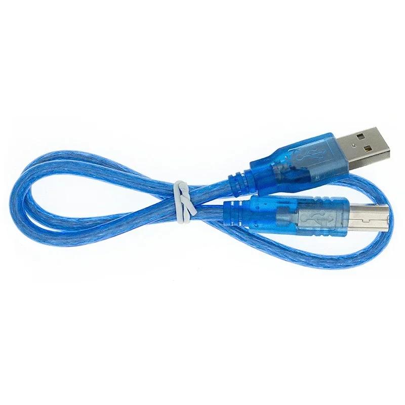 USB-кабель 30 см для Uno R3/Nano/MEGA/Leonardo/Pro Micro/DUE Blue, высококачественный кабель USB/Mini USB/Micro USB типа A для Arduino