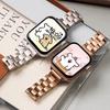 Совместимый металлический ремешок для Apple Watch Series 11, iWatch 98E, Xiaomi 9 Pro, Huawei GT6