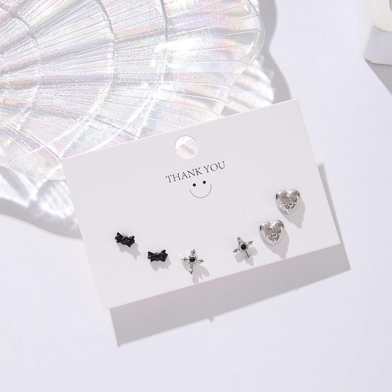 3 пары изысканных готических минималистичных висячих сережек для женщин и девочек, винтажные геометрические серьги-подвески, ювелирные аксессуары, подарки