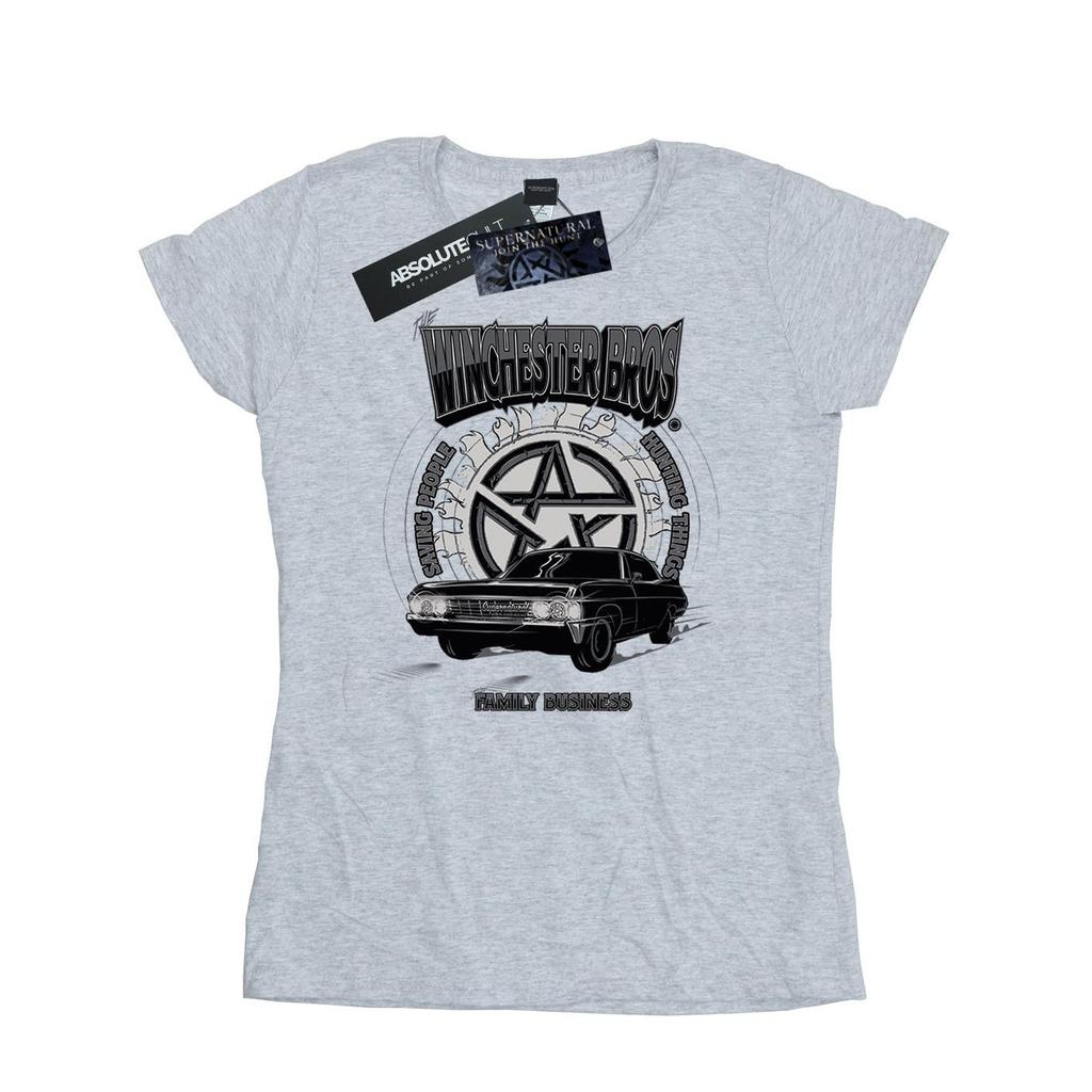 Supernatural Womens/Ladies Winchester Bros Cotton T-Shirt