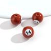 16mm Acrylic Billiard Ball Number Beads, Pool Ball Style Loose Spacer Beads for DIY Bracelet Necklace Jewelry Making Supplies