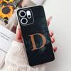For Oppo Reno 14F CPH2743 Case For Oppo Reno14 F Cover Transparent Luxury A-Z Letters Fashion Flowers Crown Soft Bumper Casing
