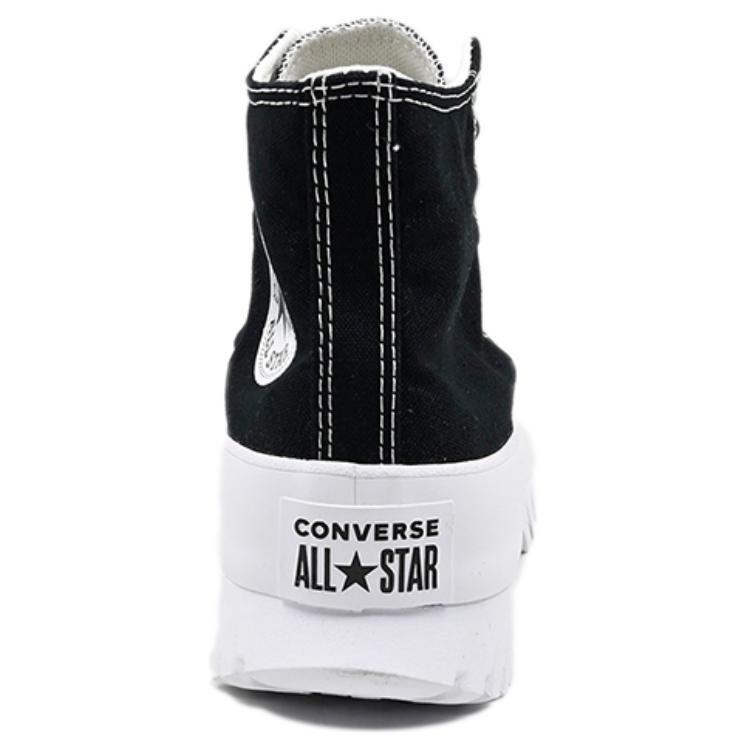 Converse Высокие черно-белые кроссовки унисекс Chuck Taylor All Star Lugged 2.0 Egret A00870C