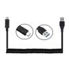 CY UC-080 USB-C Male To USB3.0 A Male Spring Cable