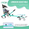 RCB Hoverkart Accessoire Pour Gyropode Auto-Équilibrage - Siège Karting Ajustable (20kg Min-100kg Max) - Vert