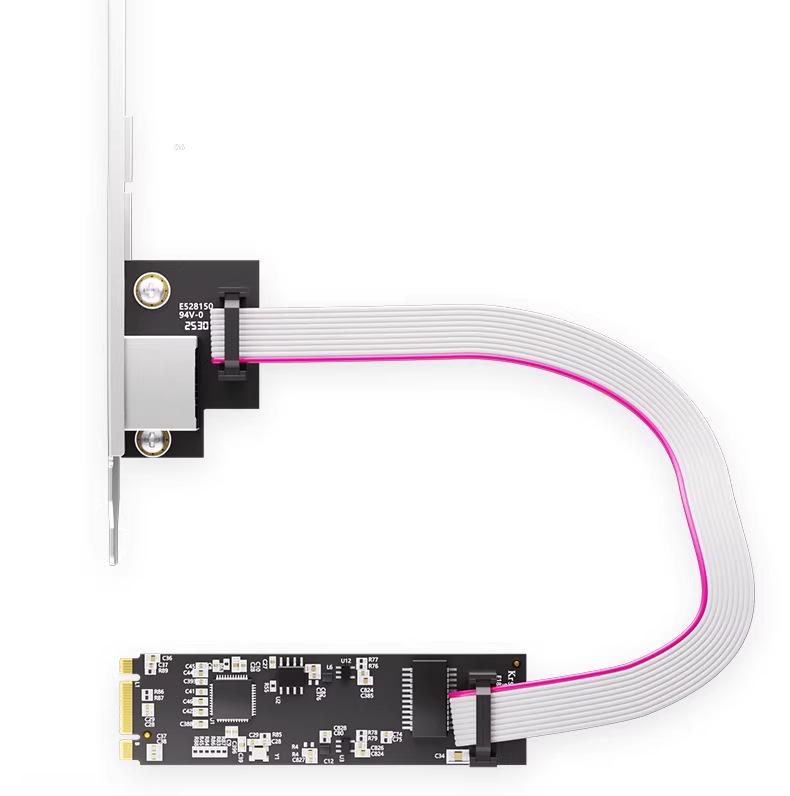 Сетевая карта M.2 PCIe 2,5 Гбит/с Gigabit для настольного компьютера с портом RJ45