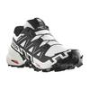 SALOMON Speedcross 6 Gore-Tex Outdoor Comfort Cushioning Slip-Resistant Durable Waterproof Low-Top Hiking Shoes Men Hiking Shoes White Black 417389